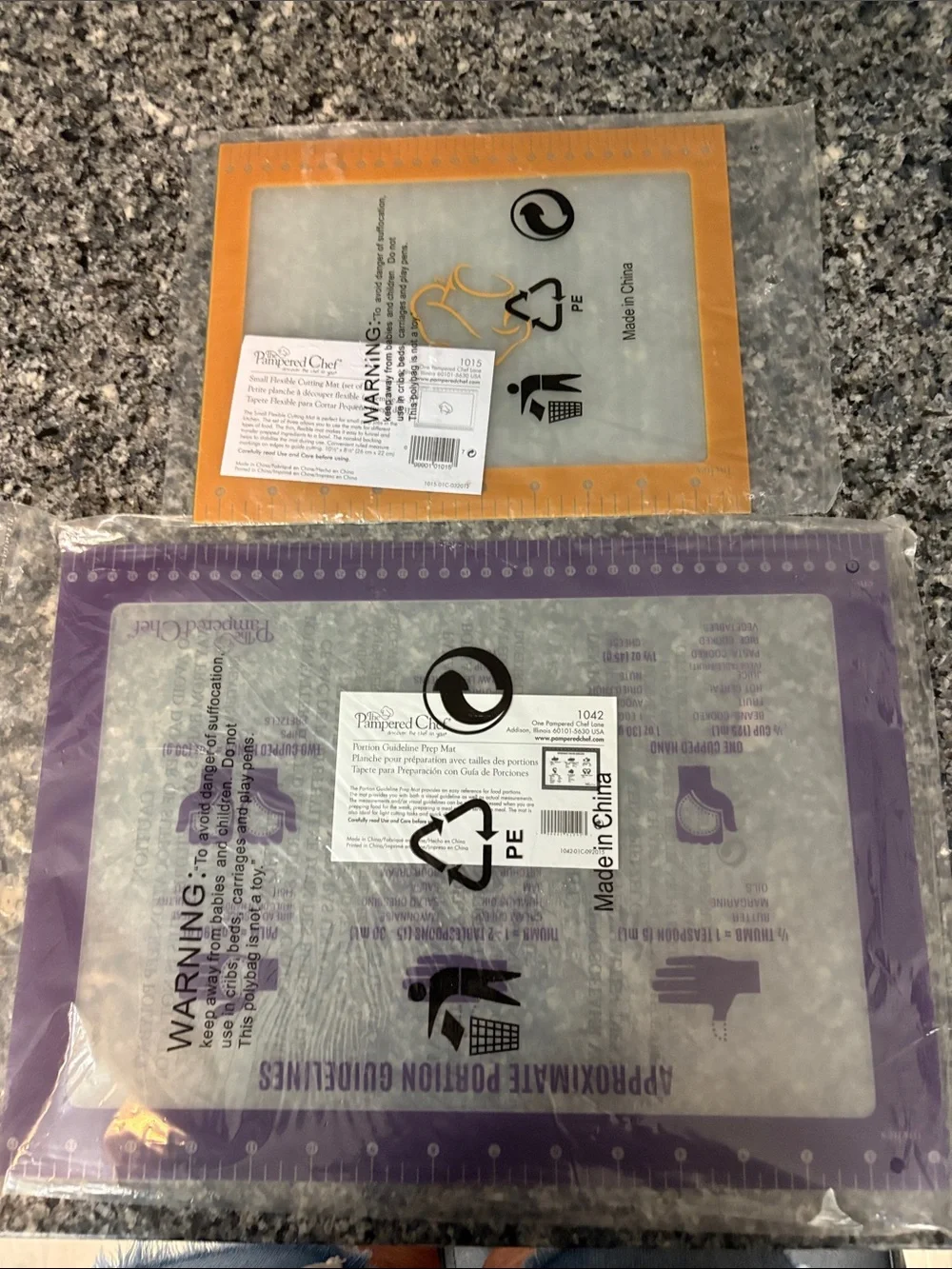 Pampered  chefBaking cuttingMats